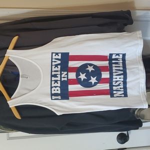 I Believe in Nashville tank top